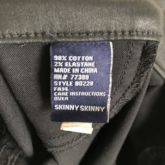 MADEWELL Black Coated Skinny Pants - Picture 6 of 7